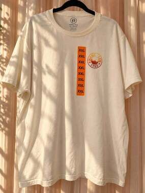 Hang Ten 1960 Graphic Premium Tee Cream Short Sleeve T-Shirt XX Large
